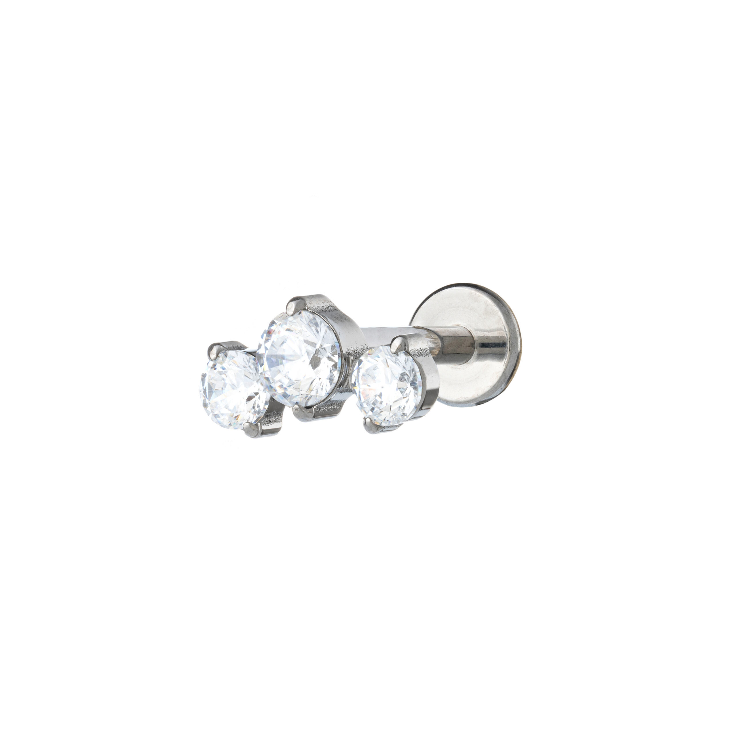 3 Round Zirconia End