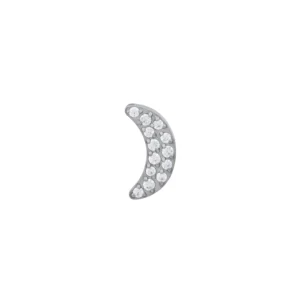 Zirconia Pavé Moon End