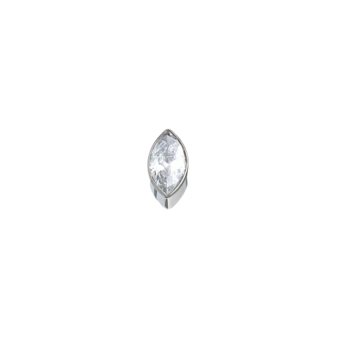 Single Marquise Zirconia End